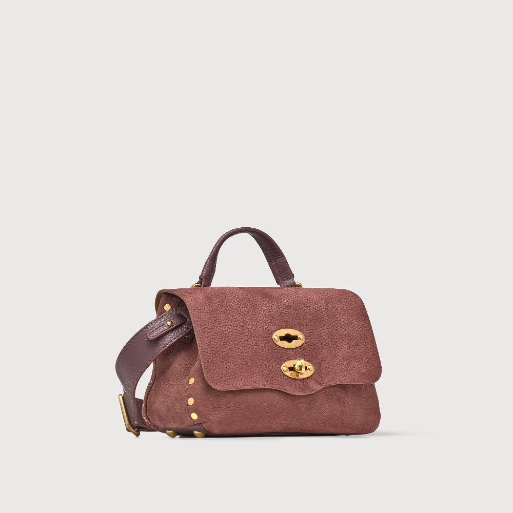 Zanellato BORSA POSTINA® BABY IN PELLE NABUK RED BARBERA | Zanellato Italia