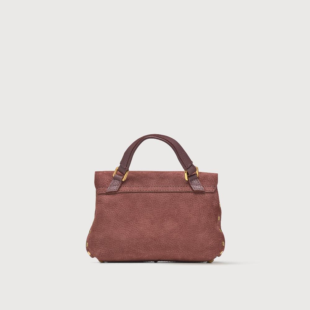 Zanellato BORSA POSTINA® BABY IN PELLE NABUK RED BARBERA | Zanellato Italia