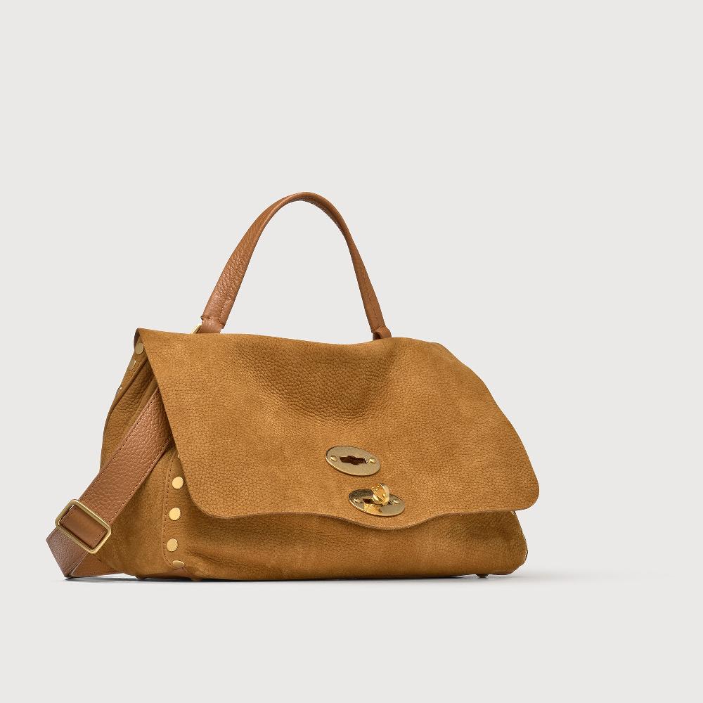 Zanellato BORSA POSTINA® SMALL IN PELLE NABUK BROWN BRANDY | Zanellato 2025
