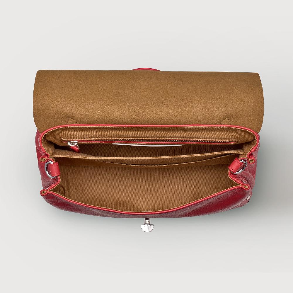 Zanellato BORSA POSTINA® SMALL IN PELLE LISCIA RED VALTELLINA | Zanellato Promozione