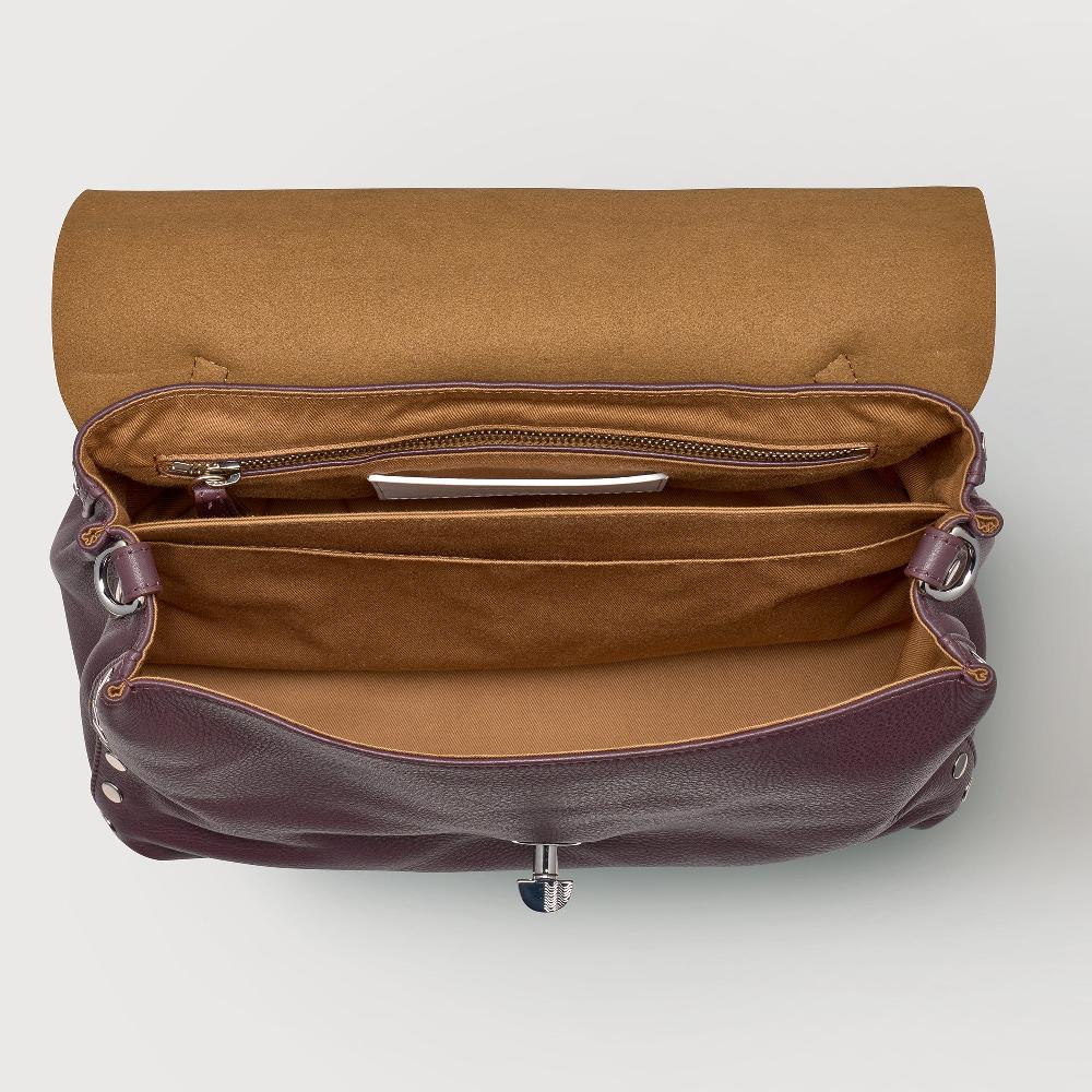 Zanellato BORSA POSTINA® SMALL IN PELLE LISCIA BROWN SANZENO | Zanellato Spedizione Gratuita