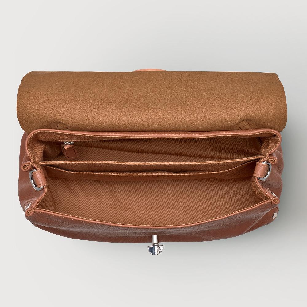Zanellato BORSA POSTINA® SMALL IN PELLE LISCIA BEIGE GENCO | Zanellato Pezzi Unici