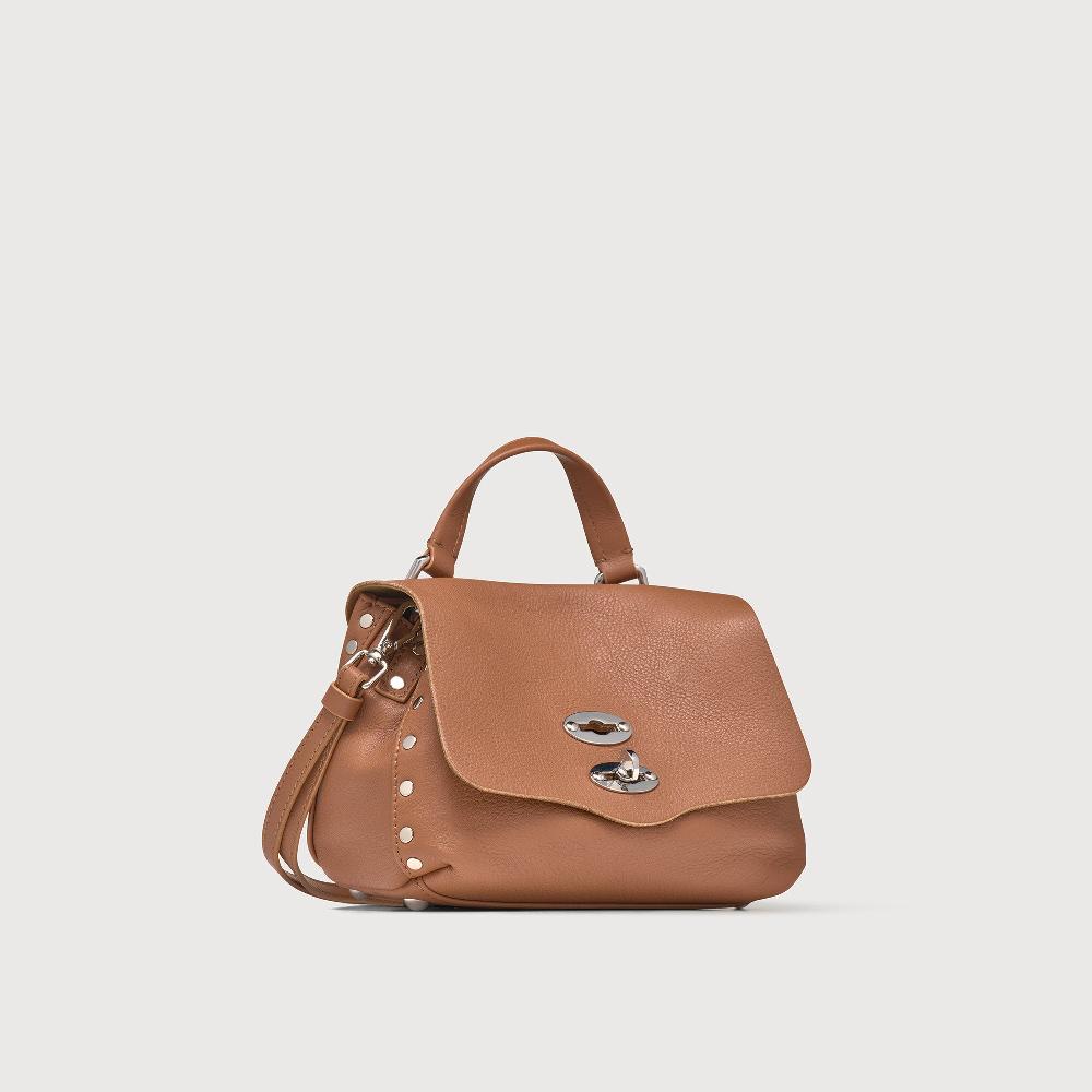 Zanellato BORSA POSTINA® BABY IN PELLE LISCIA BEIGE GENCO | Zanellato Soddisfazione Garantita