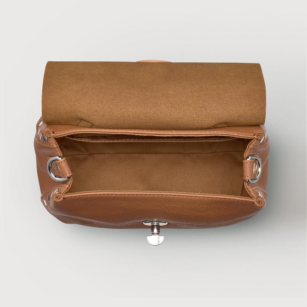 Zanellato BORSA POSTINA® BABY IN PELLE LISCIA BEIGE GENCO | Zanellato Soddisfazione Garantita
