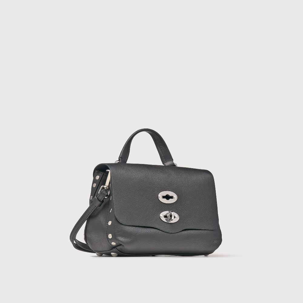 Zanellato BORSA POSTINA® BABY IN PELLE LISCIA BLACK NERO | Zanellato Negozi Online