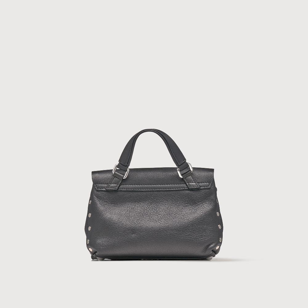 Zanellato BORSA POSTINA® BABY IN PELLE LISCIA BLACK NERO | Zanellato Negozi Online