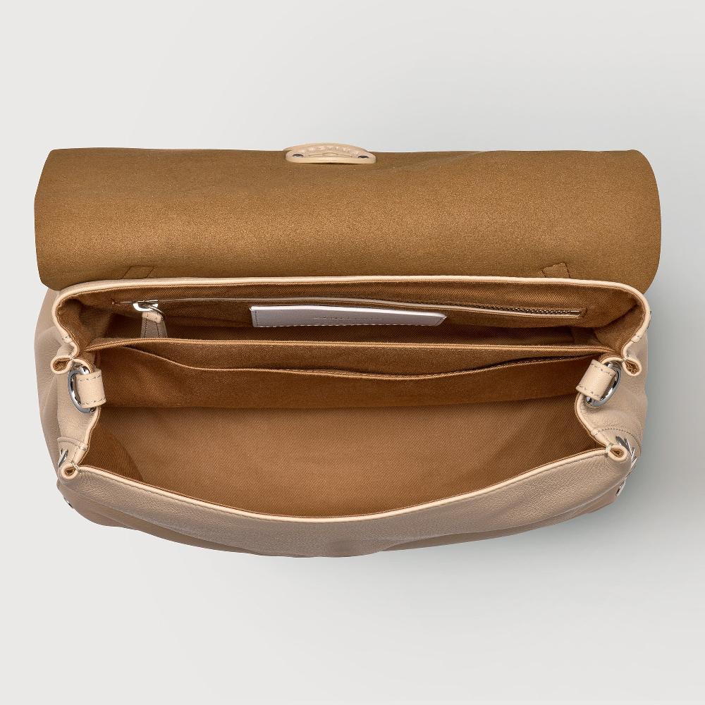 Zanellato BORSA POSTINA® SMALL IN PELLE LISCIA BEIGE BLOOM | Zanellato Acquista Ora