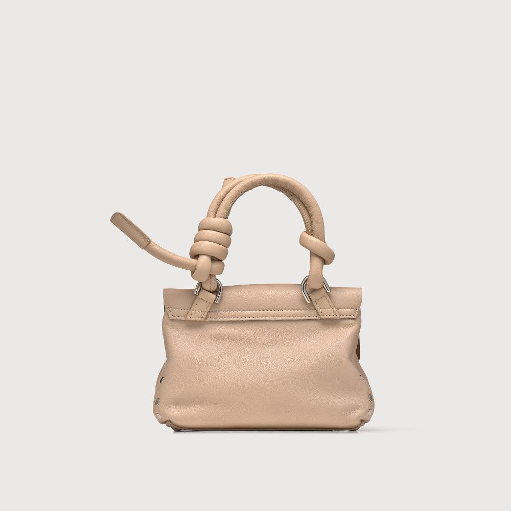 Zanellato BORSA POSTINA® BABY IN PELLE LISCIA BEIGE BLOOM | Zanellato Consegna Veloce