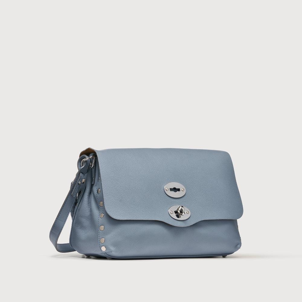 Zanellato BORSA POSTINA® SMALL IN PELLE LISCIA BLUE GRAN LAGUNA | Zanellato Shopping Online