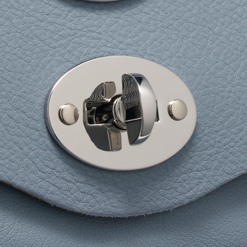 Zanellato BORSA POSTINA® SMALL IN PELLE LISCIA BLUE GRAN LAGUNA | Zanellato Shopping Online