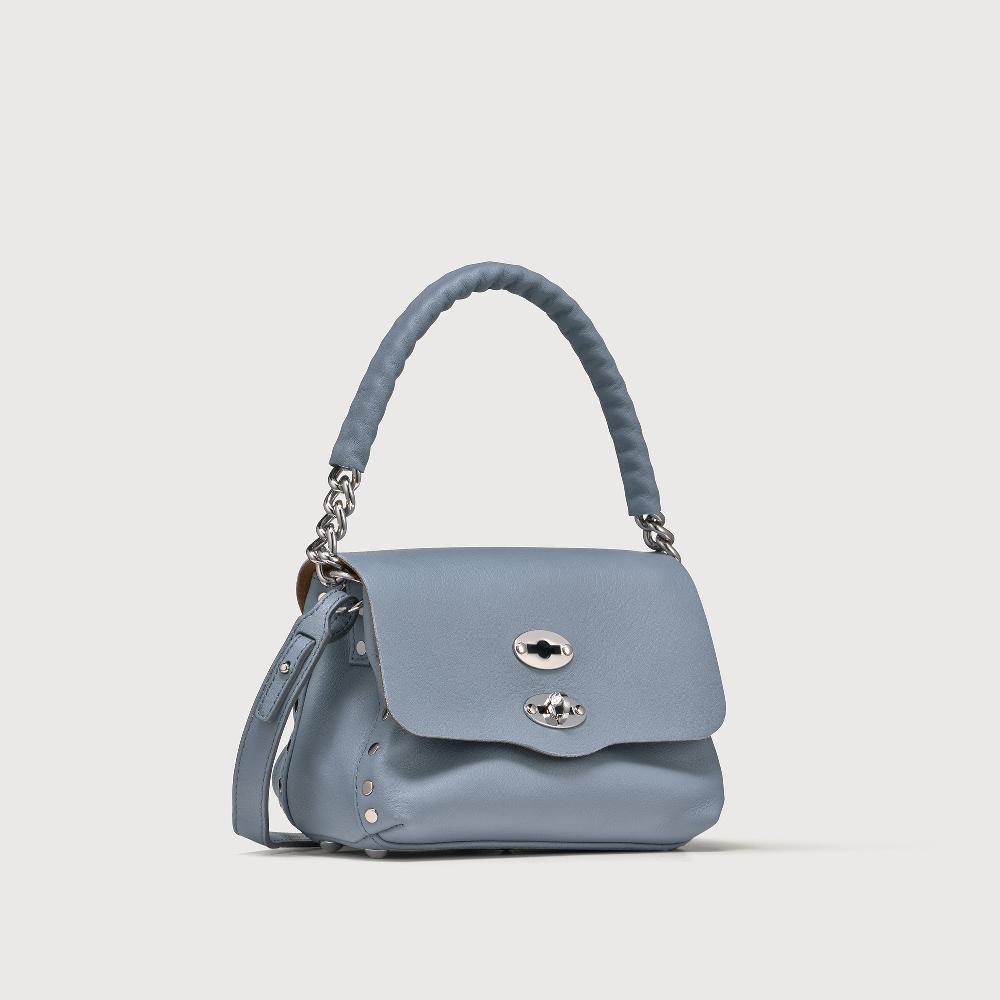 Zanellato BORSA POSTINA® BABY IN PELLE LISCIA BLUE GRAN LAGUNA | Zanellato Prezzo Ridotto