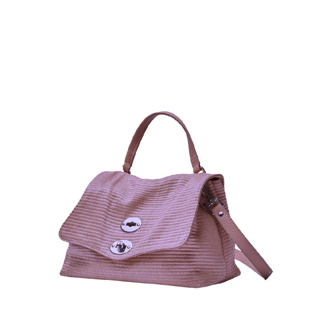 Zanellato BORSA POSTINA® SMALL IN TESSUTO PAGLIA VIOLET MODENA | Zanellato Convenienza