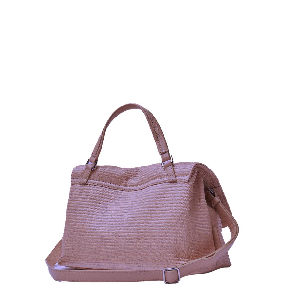 Zanellato BORSA POSTINA® SMALL IN TESSUTO PAGLIA VIOLET MODENA | Zanellato Convenienza