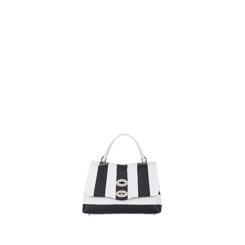 Zanellato BORSA POSTINA® SMALL IN PELLE MARTELLATA WHITE FORTE DEI MARMI | Zanellato Presa