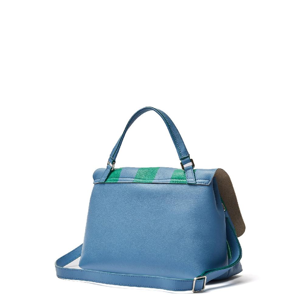 Zanellato BORSA POSTINA® SMALL IN PELLE MARTELLATA GREEN SMERALDO | Zanellato Offerta