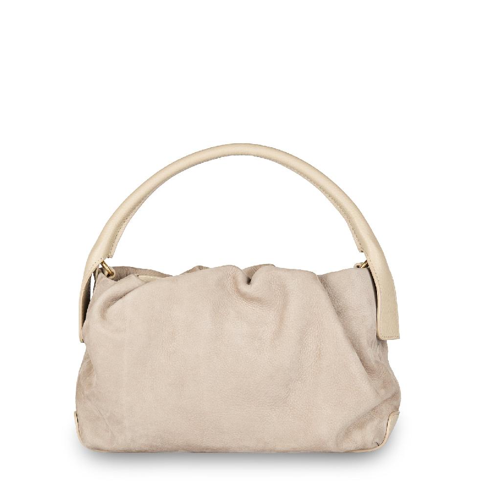 Zanellato BORSA TULIPA UNICA IN PELLE NABUK GREY VISONE | Zanellato Vendite Flash