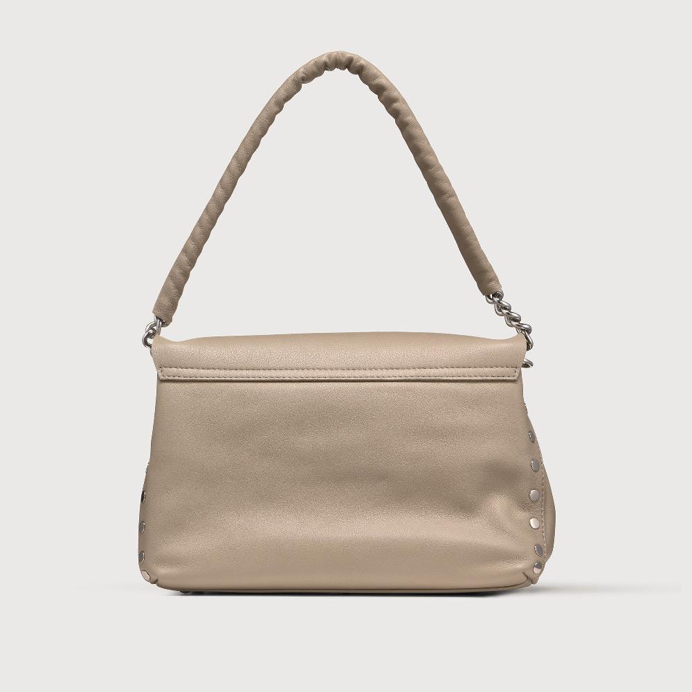 Zanellato BORSA POSTINA® SMALL IN PELLE LISCIA GREY SASSONE | Zanellato Negozio