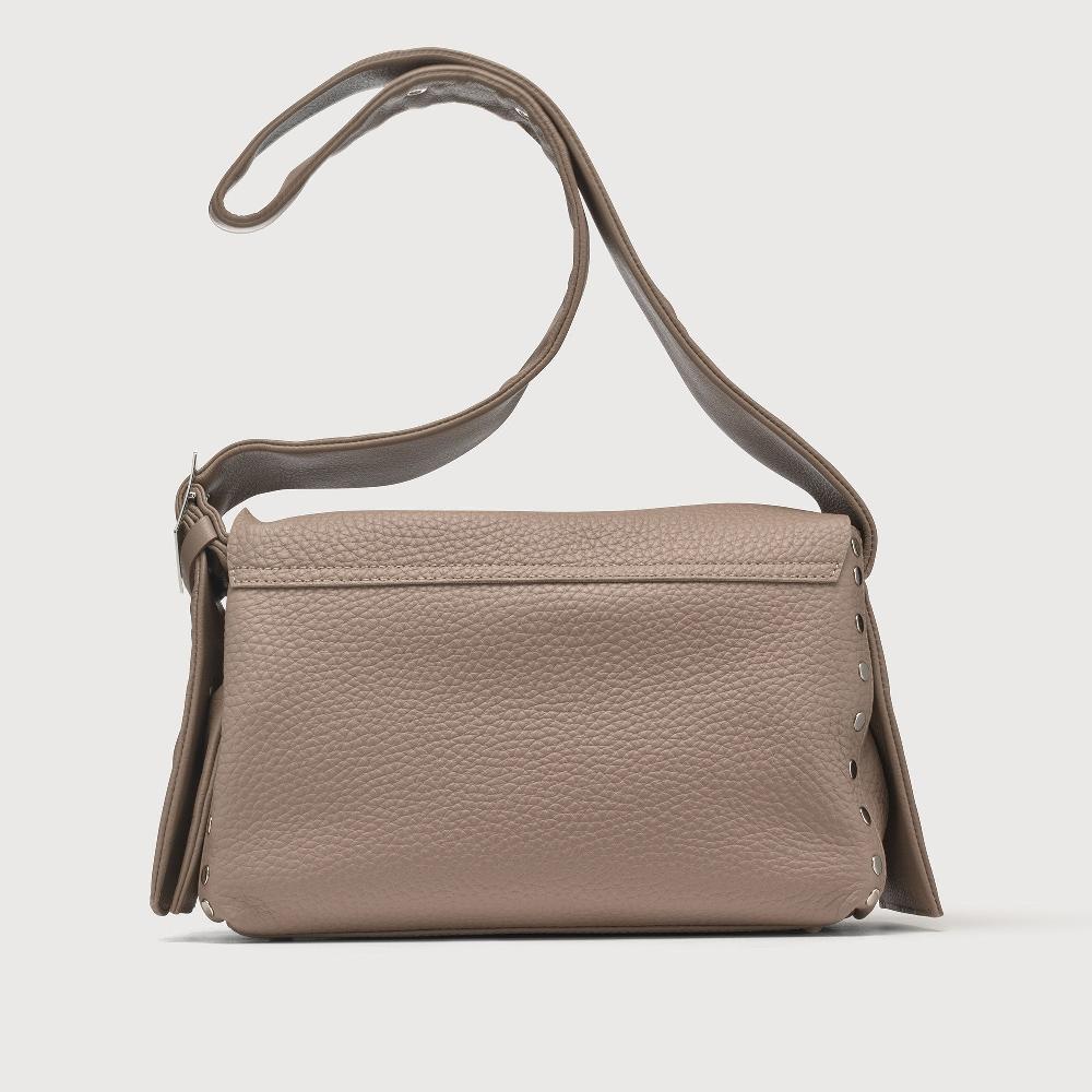 Zanellato BORSA POSTINA® SMALL IN PELLE MARTELLATA GREY CENERINO | Zanellato In Saldo