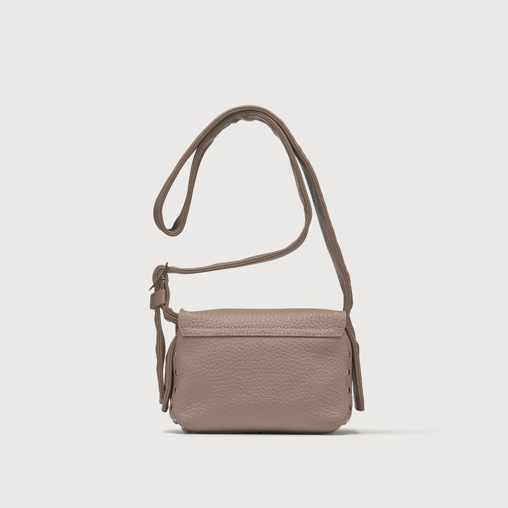 Zanellato BORSA POSTINA® BABY IN PELLE MARTELLATA GREY CENERINO | Zanellato Nuova