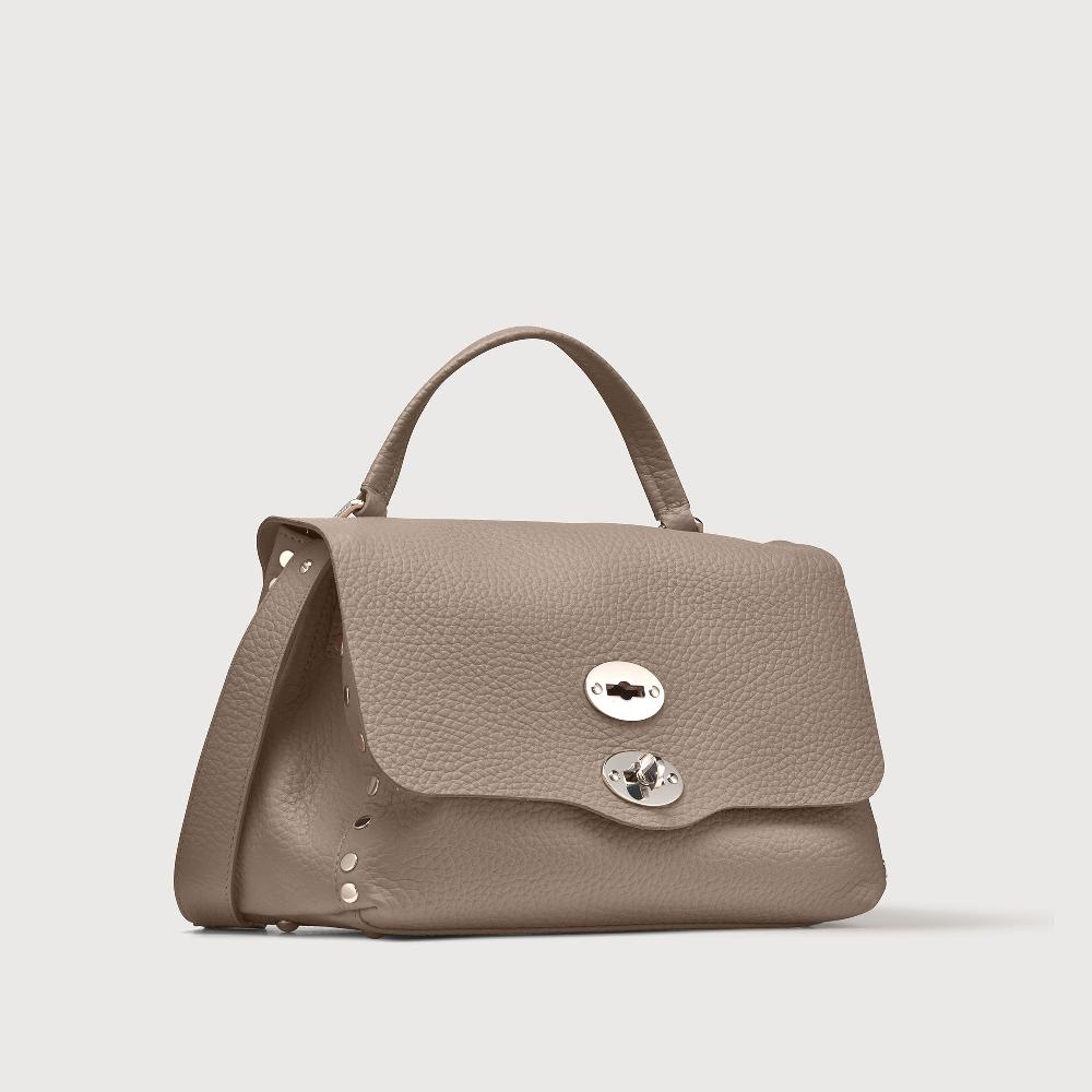 Zanellato BORSA POSTINA® SMALL IN PELLE MARTELLATA GREY CENERINO | Zanellato Qualità