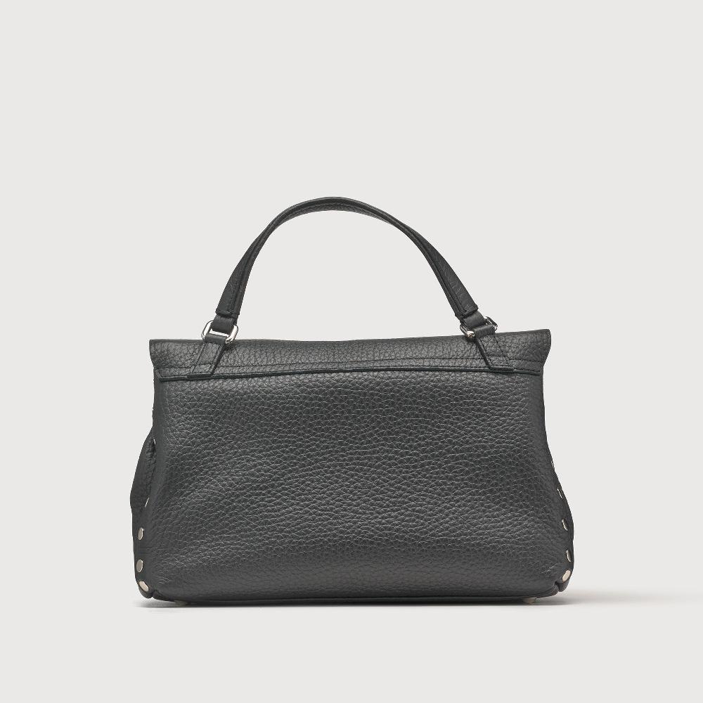 Zanellato BORSA POSTINA® SMALL IN PELLE MARTELLATA BLACK NERO | Zanellato 2025