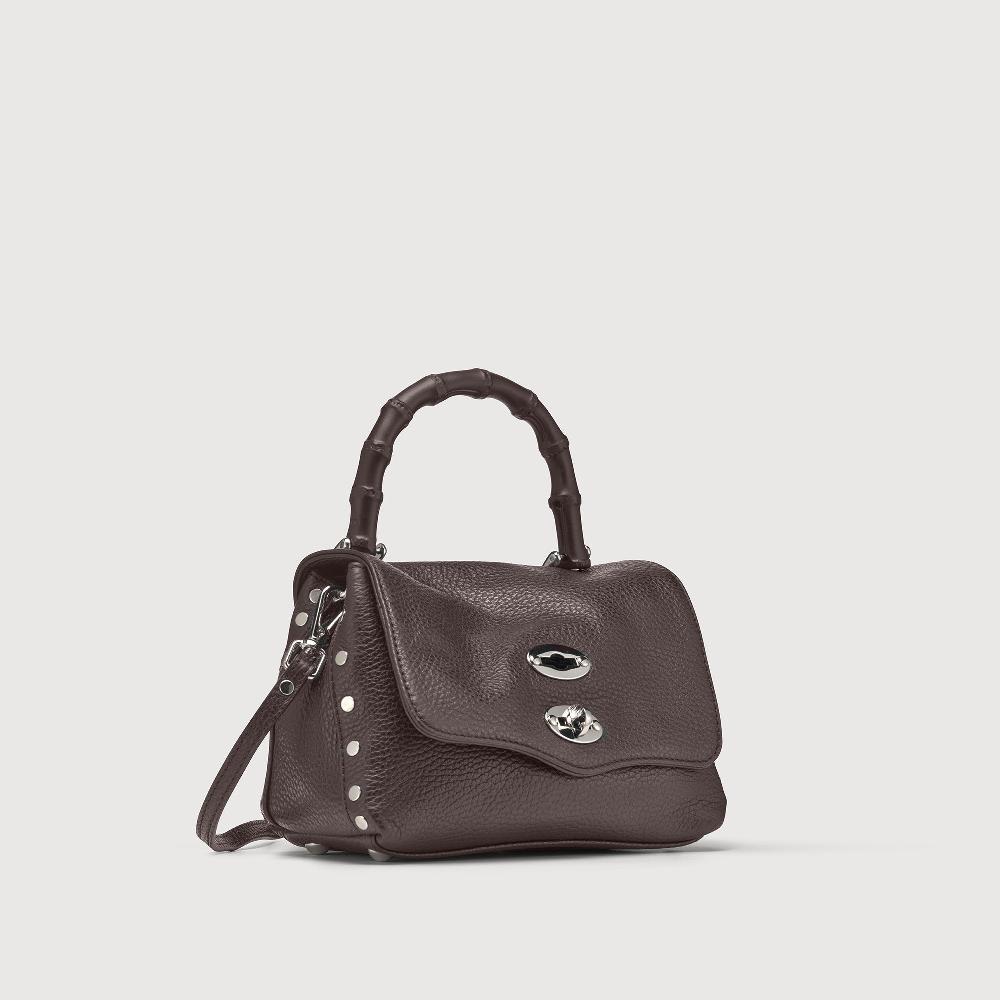 Zanellato BORSA POSTINA® BABY IN PELLE MARTELLATA BROWN MOCACCINO | Zanellato Negozi Online