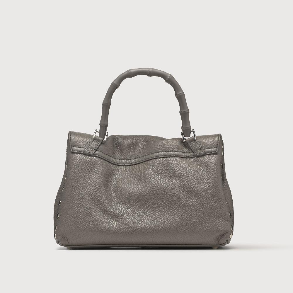 Zanellato BORSA POSTINA® SMALL IN PELLE MARTELLATA GREY MONTEBIANCO | Zanellato Acquista Ora