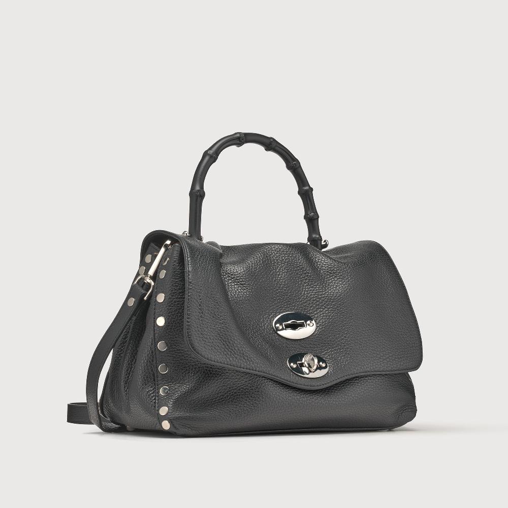 Zanellato BORSA POSTINA® SMALL IN PELLE MARTELLATA BLACK NERO | Zanellato Consegna Veloce