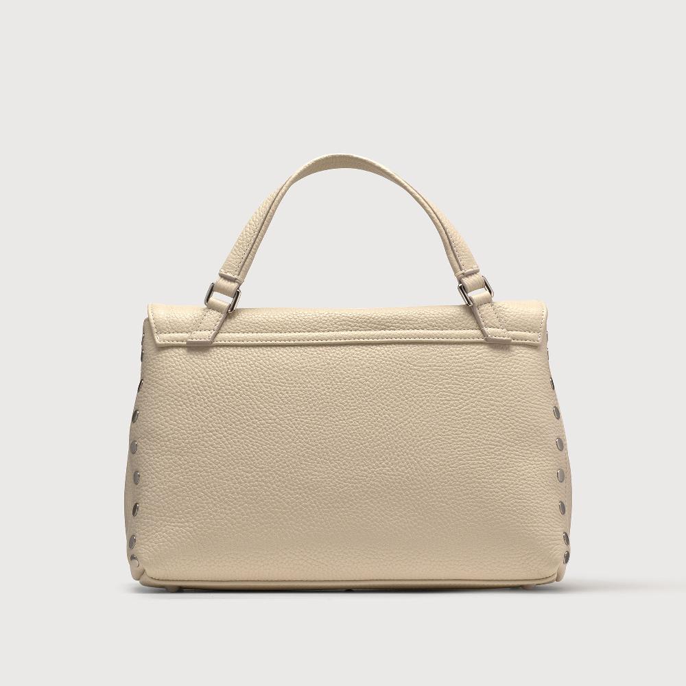 Zanellato BORSA POSTINA® SMALL IN PELLE MARTELLATA WHITE BIANCONE | Zanellato Fino Al -60%