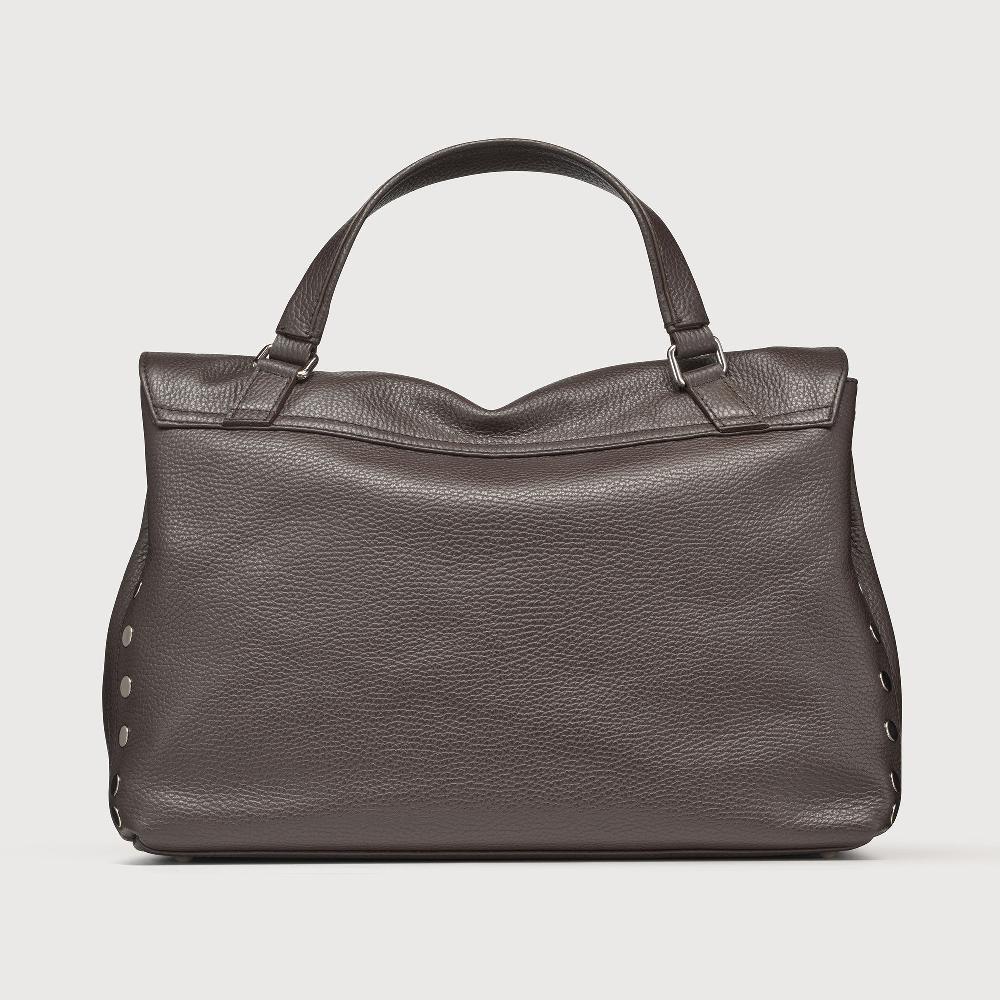 Zanellato BORSA POSTINA® MEDIUM IN PELLE MARTELLATA BROWN MOCACCINO | Zanellato Shopping Online