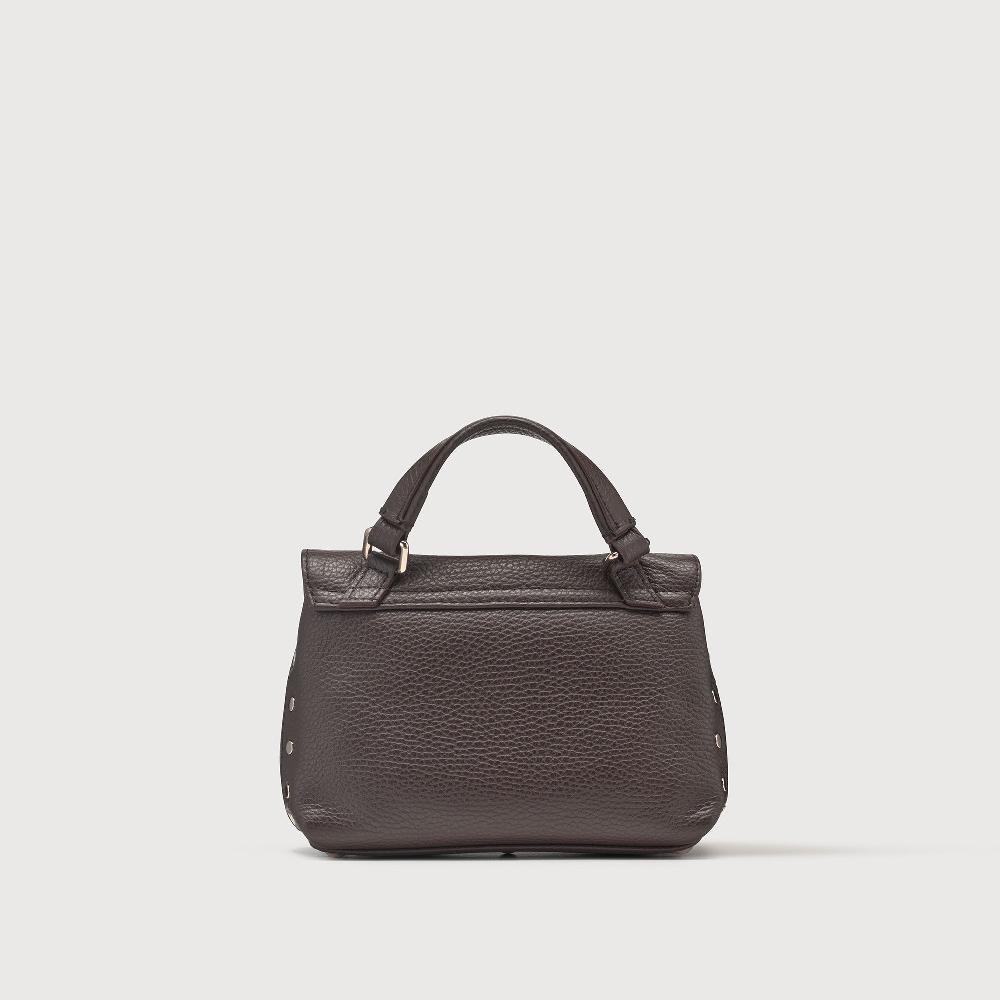 Zanellato BORSA POSTINA® BABY IN PELLE MARTELLATA BROWN MOCACCINO | Zanellato Prezzo Ridotto