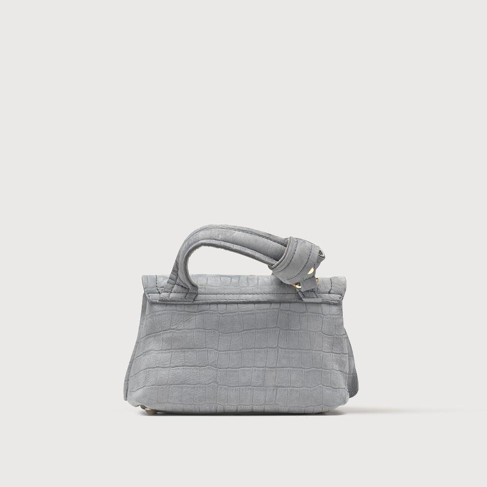 Zanellato BORSA POSTINA® BABY IN PELLE NABUK GREY PIOGGIA | Zanellato Novità