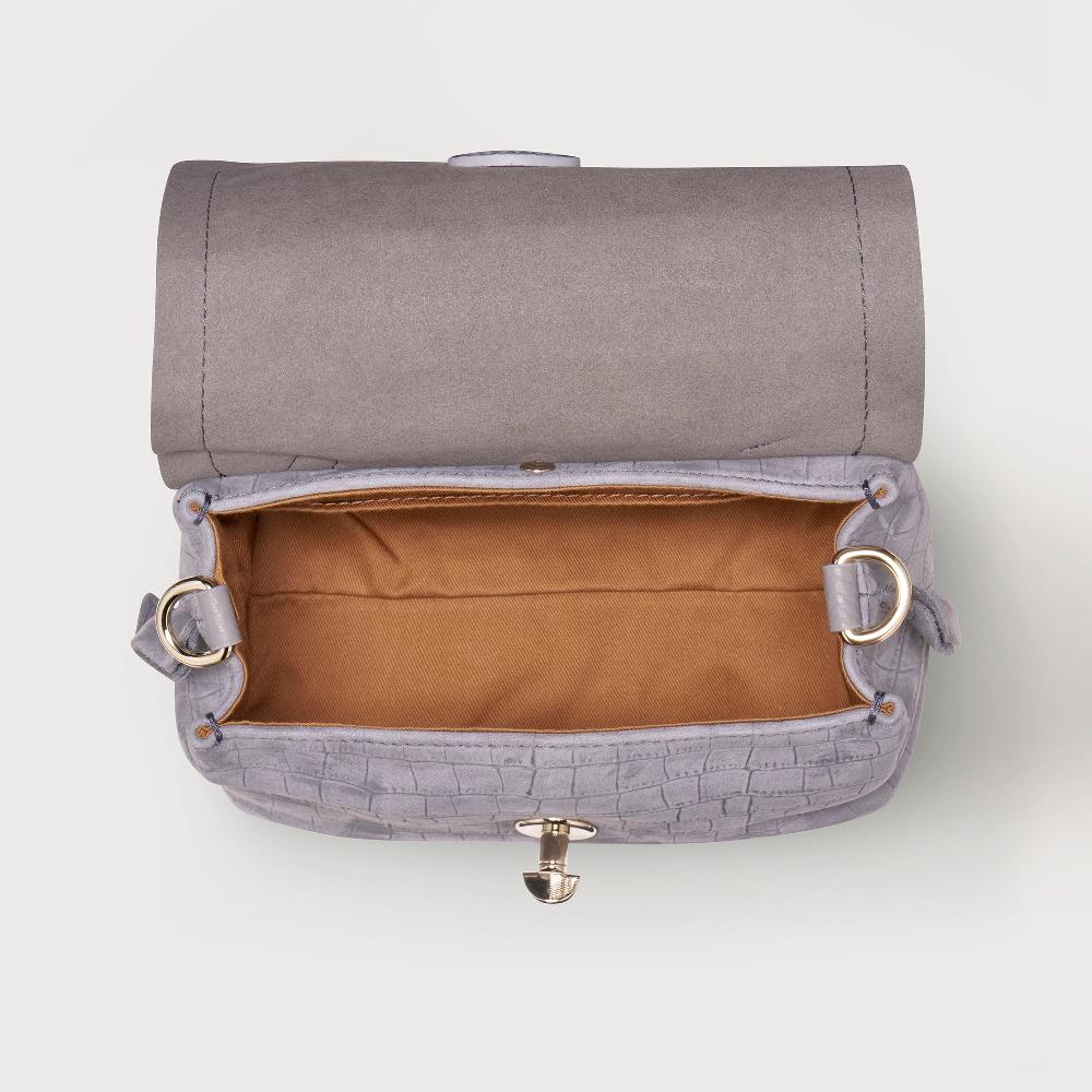 Zanellato BORSA POSTINA® BABY IN PELLE NABUK GREY PIOGGIA | Zanellato Novità