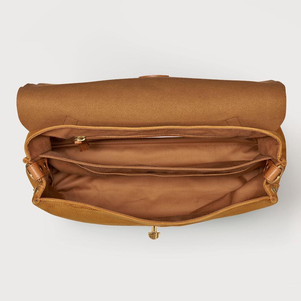 Zanellato BORSA POSTINA® MEDIUM IN PELLE NABUK BROWN BRANDY | Zanellato Presa