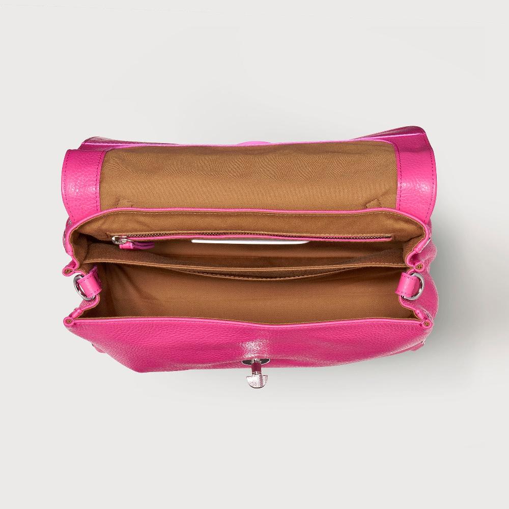 Zanellato BORSA POSTINA® SMALL IN PELLE MARTELLATA PINK ORCHIDEA | Zanellato Sconto
