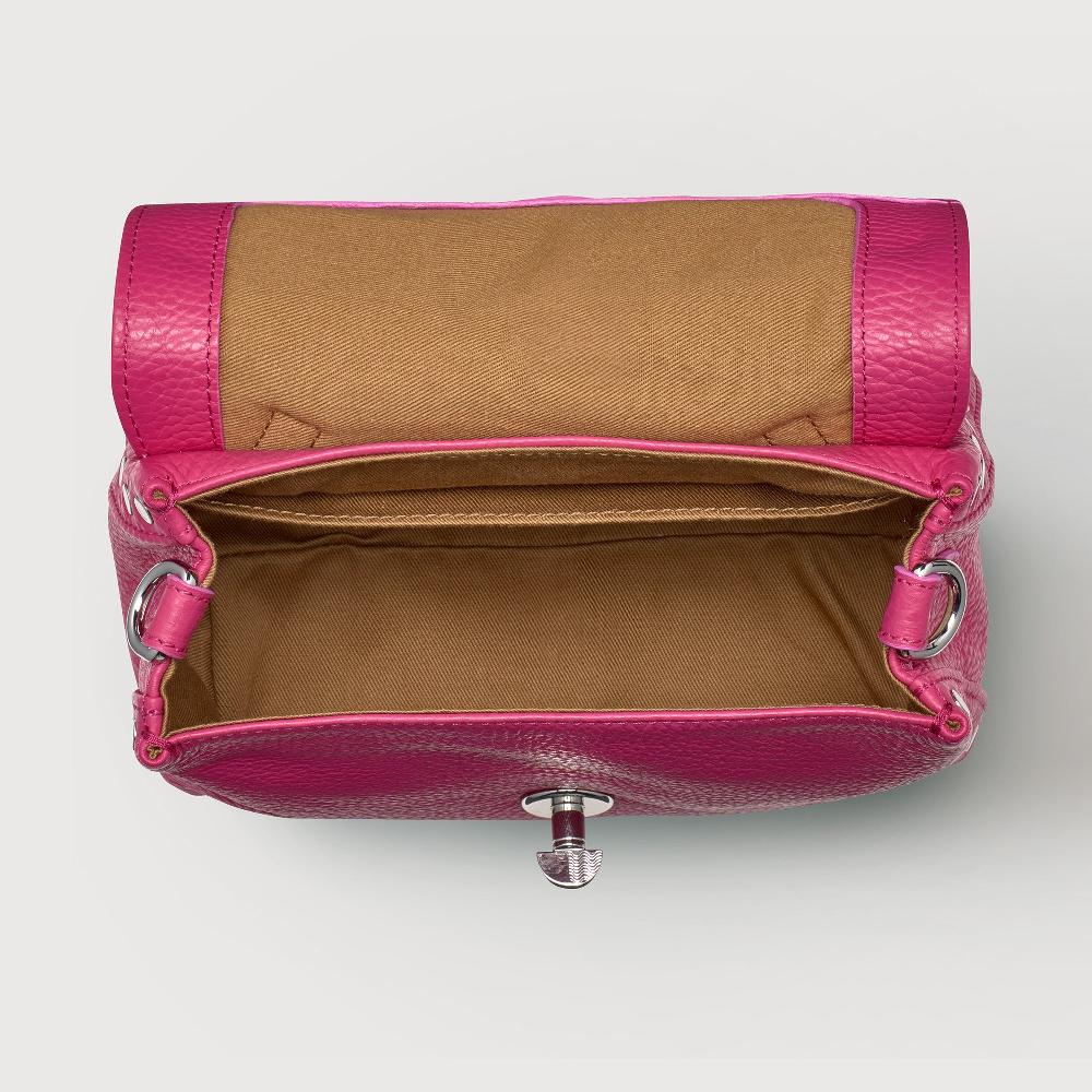 Zanellato BORSA POSTINA® SMALL IN PELLE MARTELLATA PINK ORCHIDEA | Zanellato Offerta