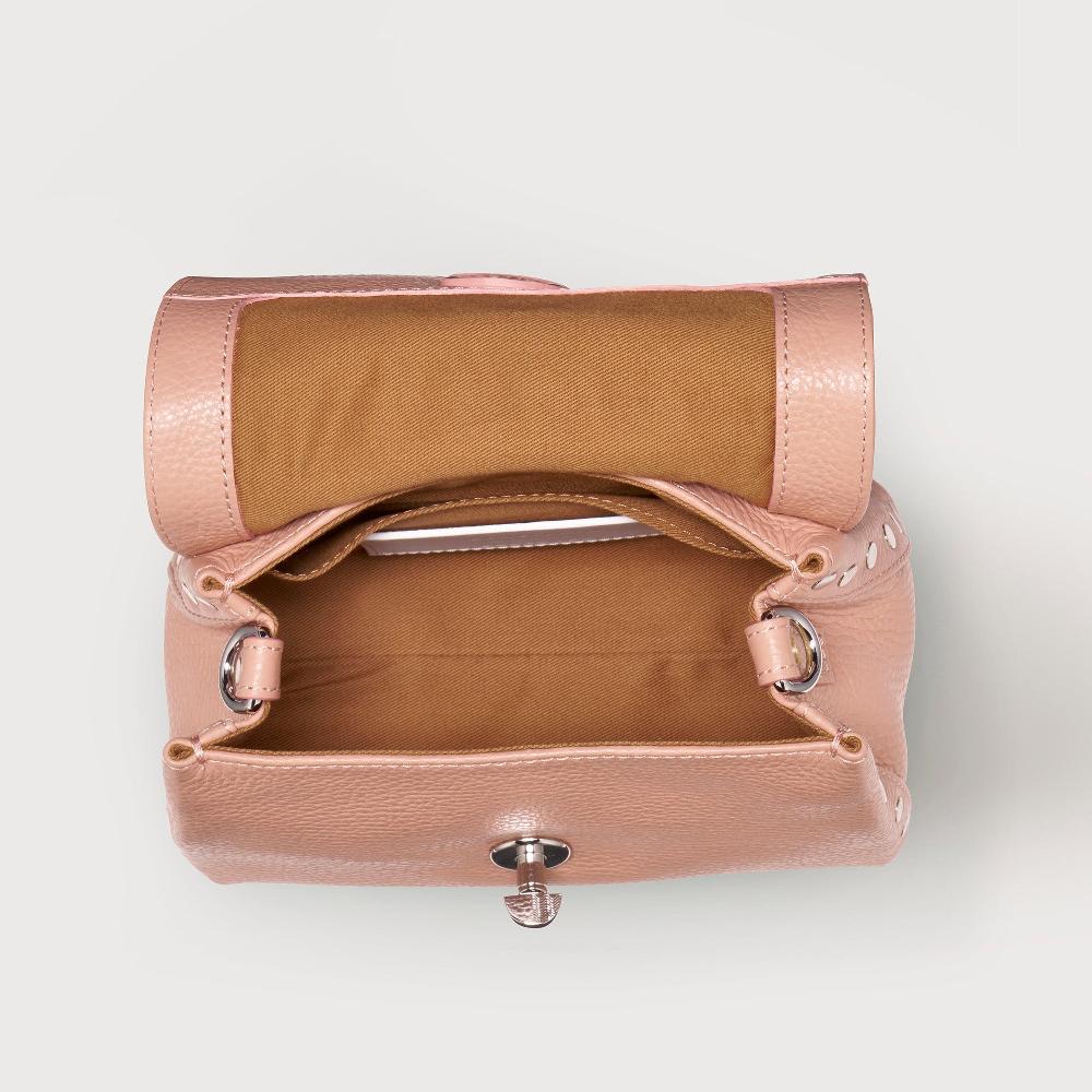 Zanellato BORSA POSTINA® BABY IN PELLE MARTELLATA PINK NUDE | Zanellato Economico