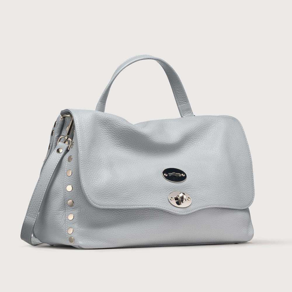 Zanellato BORSA POSTINA® MEDIUM IN PELLE MARTELLATA GREY CLOUD | Zanellato Outlet