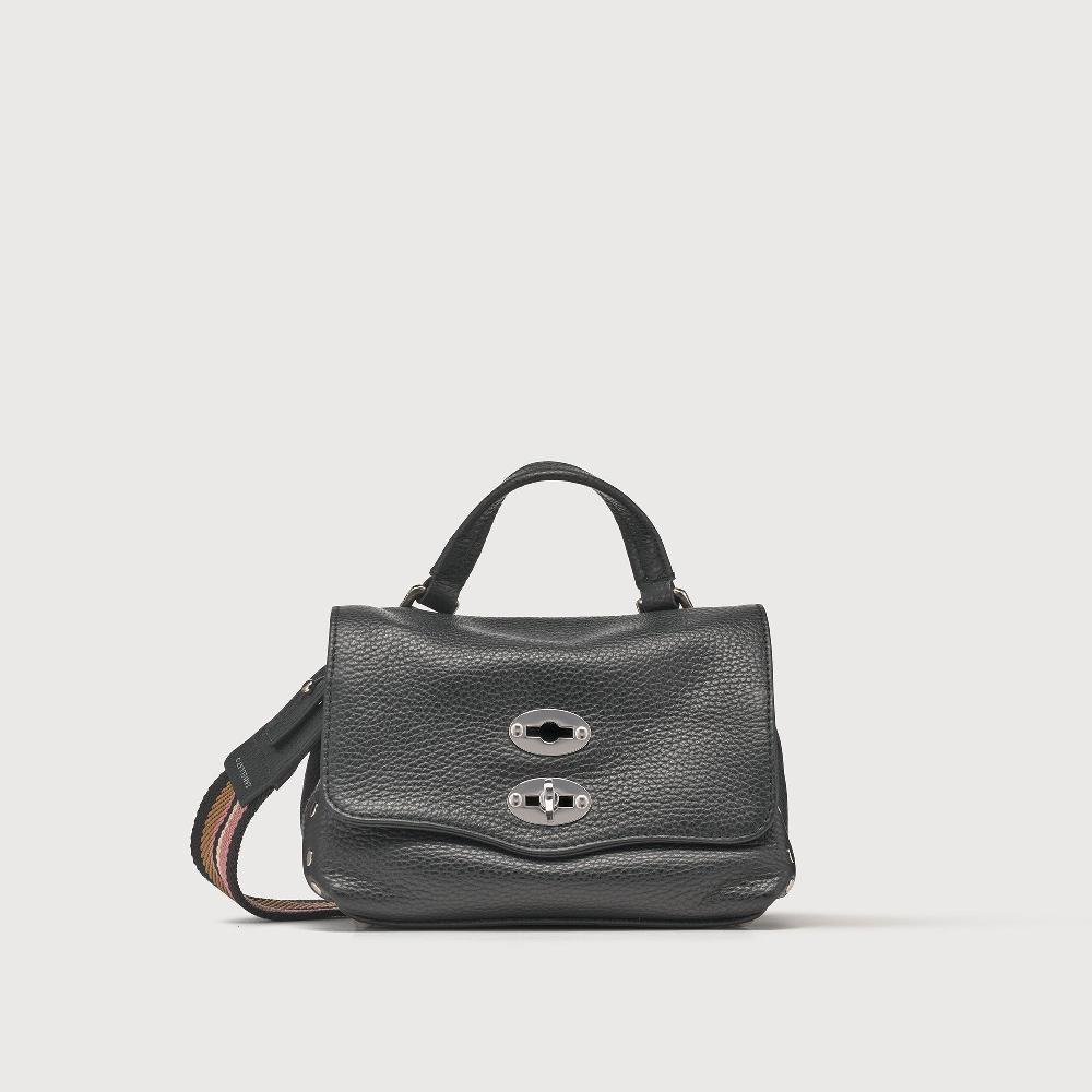 Zanellato BORSA POSTINA® BABY IN PELLE MARTELLATA BLACK NERO | Zanellato Offerte