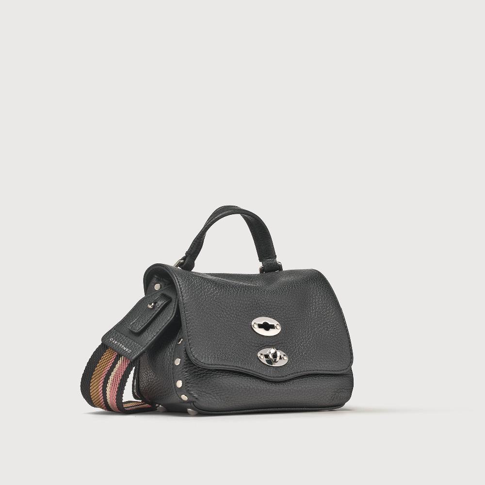 Zanellato BORSA POSTINA® BABY IN PELLE MARTELLATA BLACK NERO | Zanellato Offerte