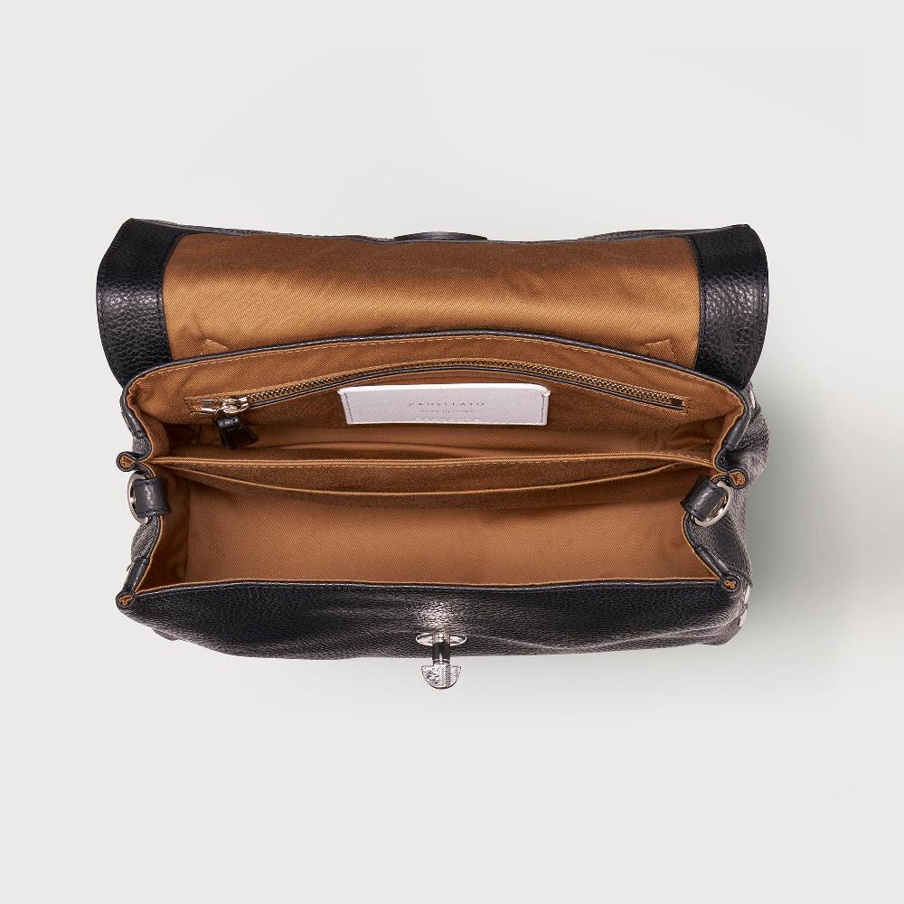 Zanellato BORSA POSTINA® SMALL IN PELLE MARTELLATA BLACK NERO | Zanellato Hotsell