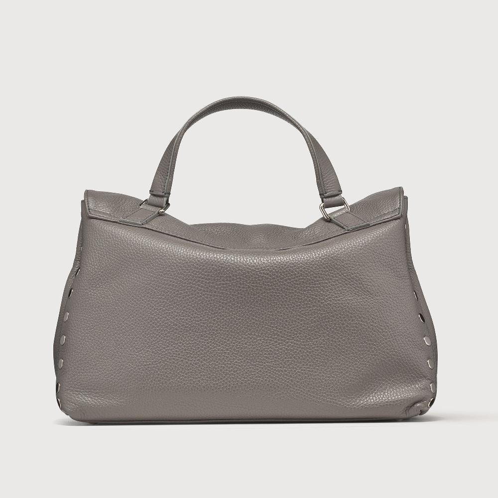 Zanellato BORSA POSTINA® MEDIUM IN PELLE MARTELLATA GREY MONTEBIANCO | Zanellato Saldi Di Fabbrica