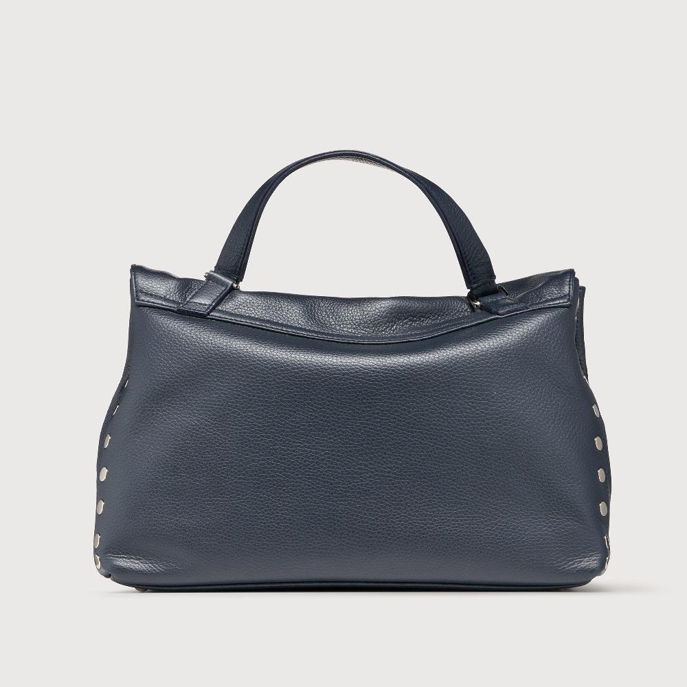 Zanellato BORSA POSTINA® MEDIUM IN PELLE MARTELLATA DARK NAVY | Zanellato I Più Venduti