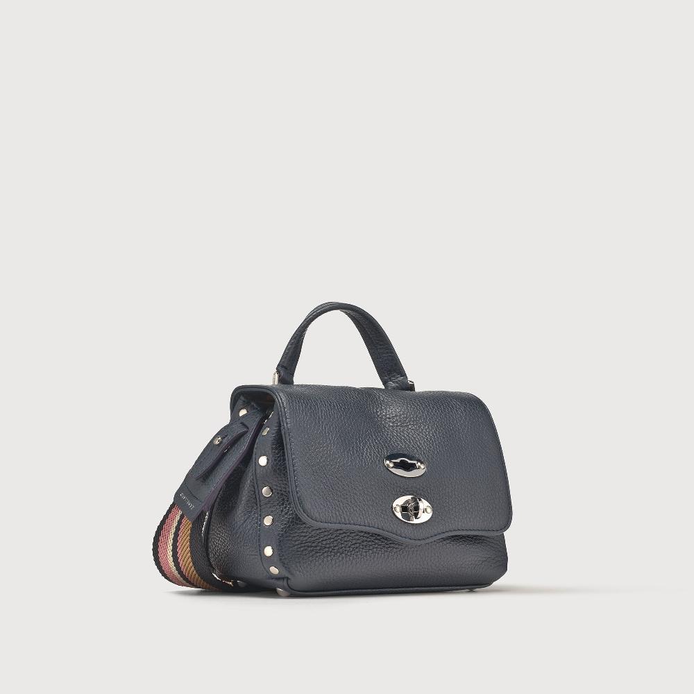 Zanellato BORSA POSTINA® BABY IN PELLE MARTELLATA DARK NAVY | Zanellato Vendite Flash