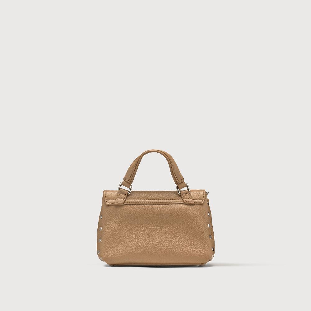 Zanellato BORSA POSTINA® BABY IN PELLE MARTELLATA BROWN CAPPUCCINO | Zanellato Vendita