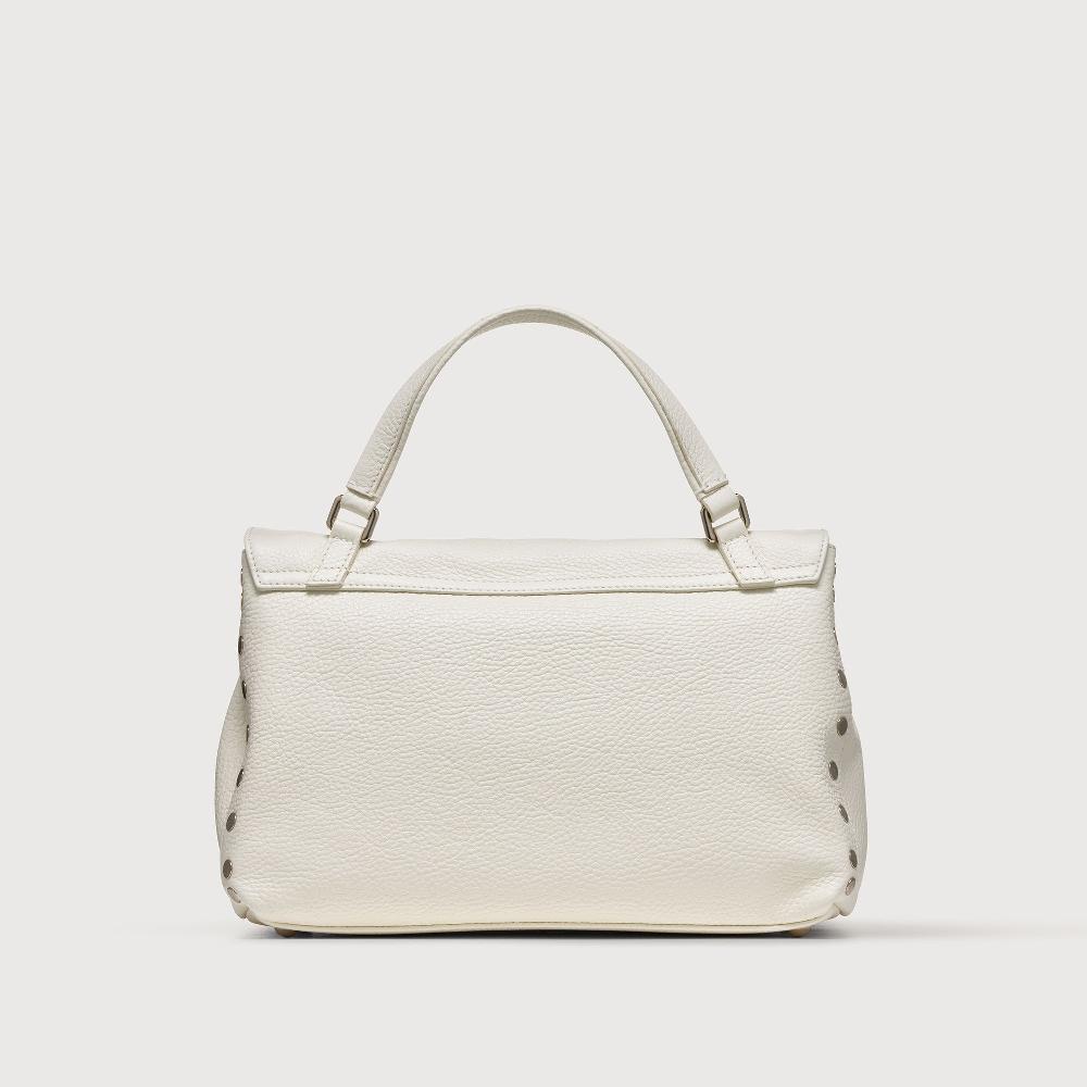 Zanellato BORSA POSTINA® SMALL IN PELLE MARTELLATA BIANCO LATTE | Zanellato Negozi Online