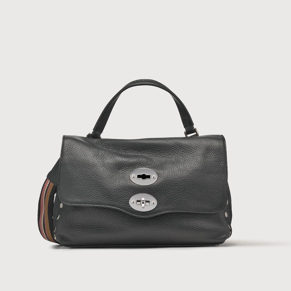 Zanellato BORSA POSTINA® SMALL IN PELLE MARTELLATA BLACK NERO | Zanellato Fino Al -60%