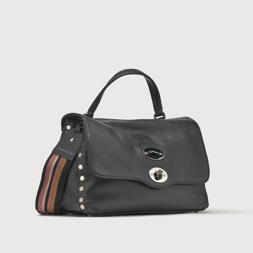 Zanellato BORSA POSTINA® SMALL IN PELLE MARTELLATA BLACK NERO | Zanellato Fino Al -60%