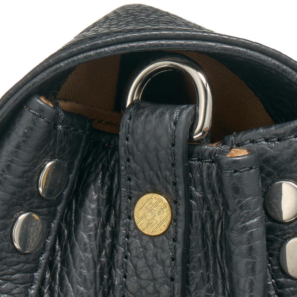 Zanellato BORSA POSTINA® SMALL IN PELLE MARTELLATA BLACK NERO | Zanellato Fino Al -60%