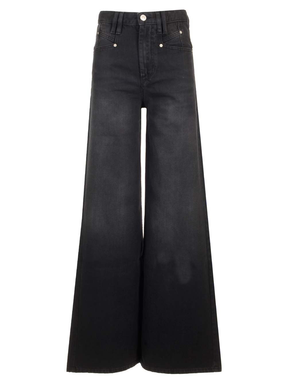 Al Duca D'Aosta Isabel Marant Jeans vita alta "Lemony"